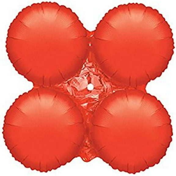 Anagram Metallic Magic Small Arch Shape 16" Foil Balloon, Red