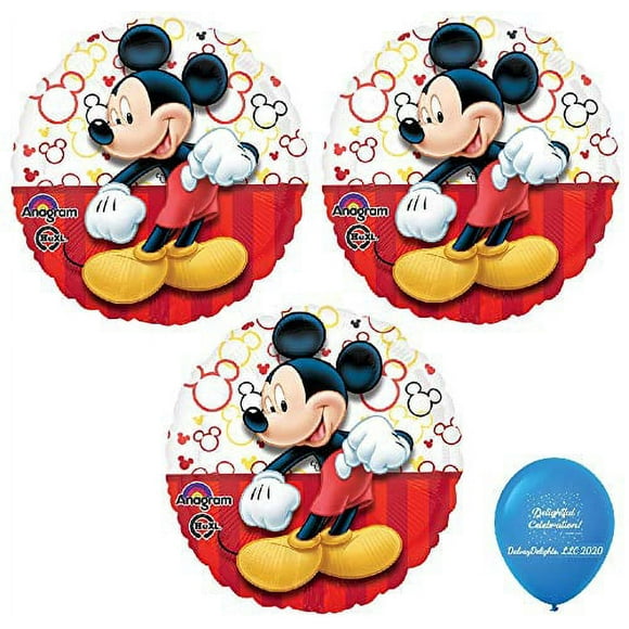 Anagram Mickey Mouse Portrait Clubhouse (3) Happy Birthday Mylar Balloons