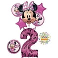 thumbnail image 1 of Anagram Minnie Mouse Forever 2nd Birthday Party Supplies Balloon Bouquet Decorations, 1 of 6