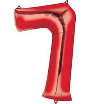 Anagram Mylar Red Number Balloons (each)