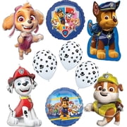 Anagram Paw Pups Chase Rubble Marshall and Skye on Patrol Birthday Party Supplies Balloon Bouquet Decorations