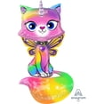 thumbnail image 1 of Rainbow Butterfly Unicorn Kitty 44" Airwalker Balloon (1), 1 of 1