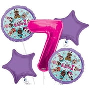 Anagram Surprise Balloon Bouquet Balloons, Foil, 5 pieces