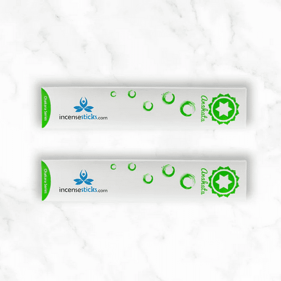 Anahata Incense 8" 12 Sticks-2 Packs -12 Incense Sticks per Pack| Rose -based Concoction