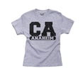 thumbnail image 1 of Anaheim, California CA Classic City State Sign Girl's Cotton Youth Grey T-Shirt, 1 of 2