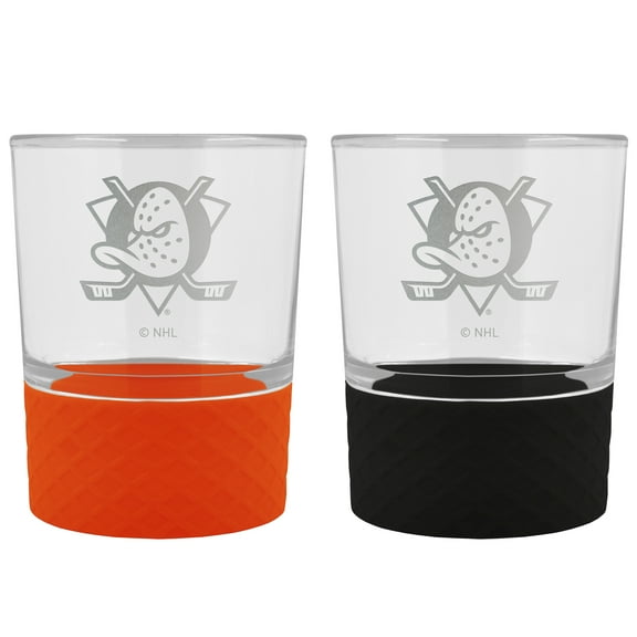 Anaheim Ducks 14oz. Commissioner Rocks Glass Two-Piece Set