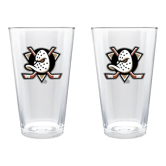 Anaheim Ducks 16oz. Pint Glass Set