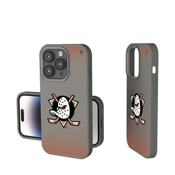 Anaheim Ducks Linen Logo iPhone Soft Touch Case