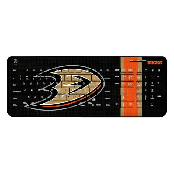 Anaheim Ducks Stripe Wireless Keyboard