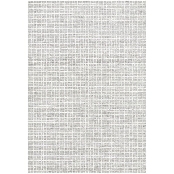 BoutiqueRugs Anahid Contemporary Area Rug - Light Silver, Off White, Slate Blue - 9' x 12'