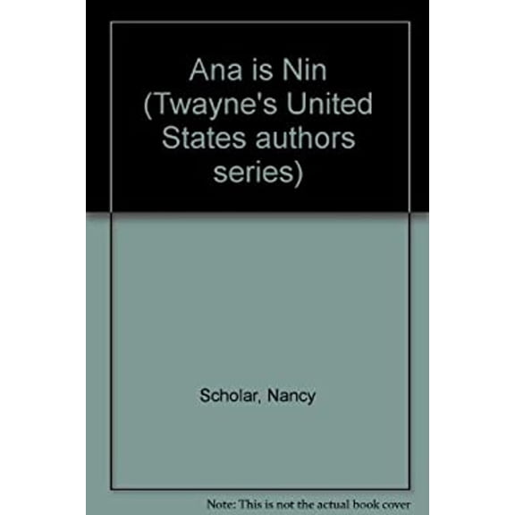 Pre-Owned Anais Nin (Hardcover) 9780805774009