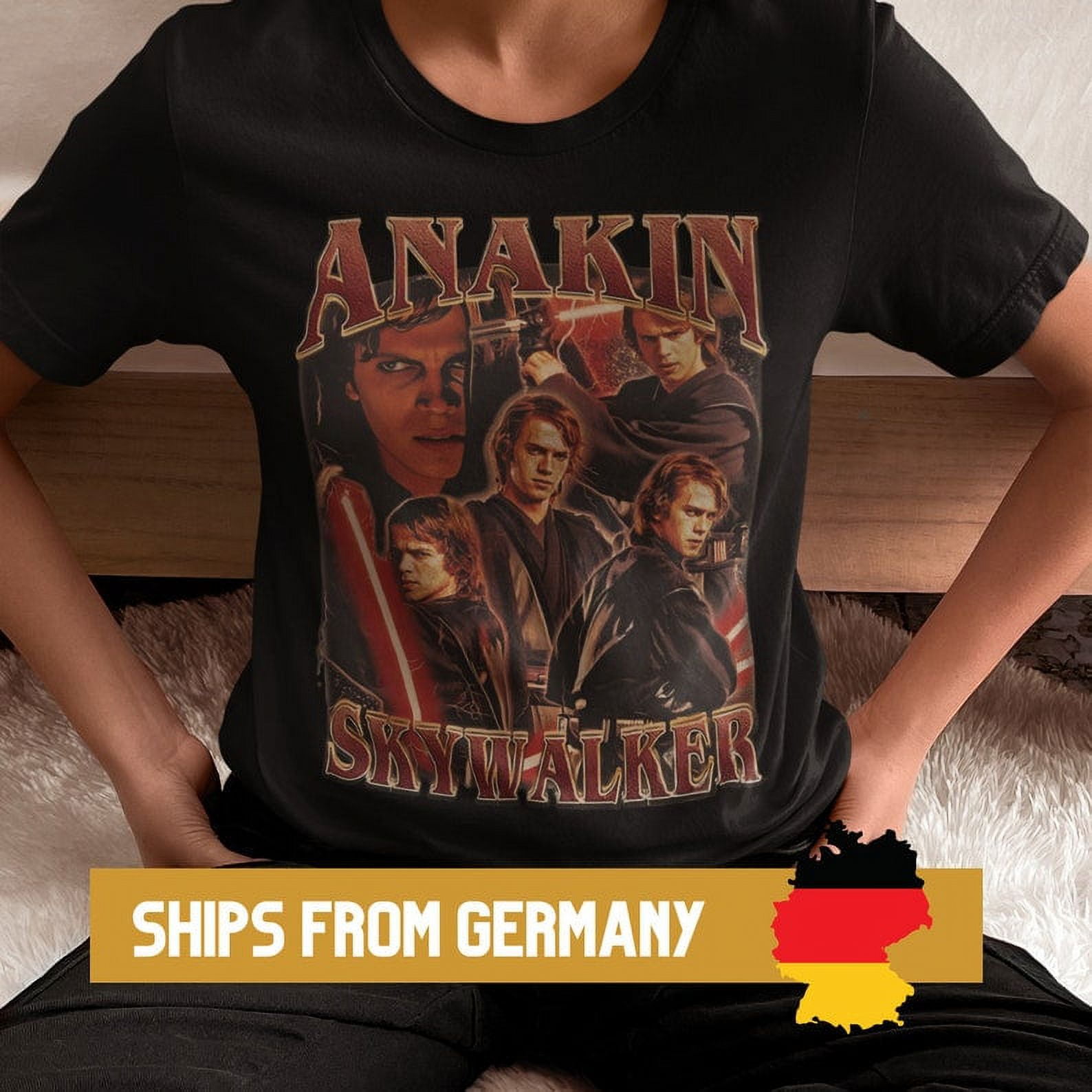 Anakin Skywalker Bootleg Rap Tee - Walmart.com
