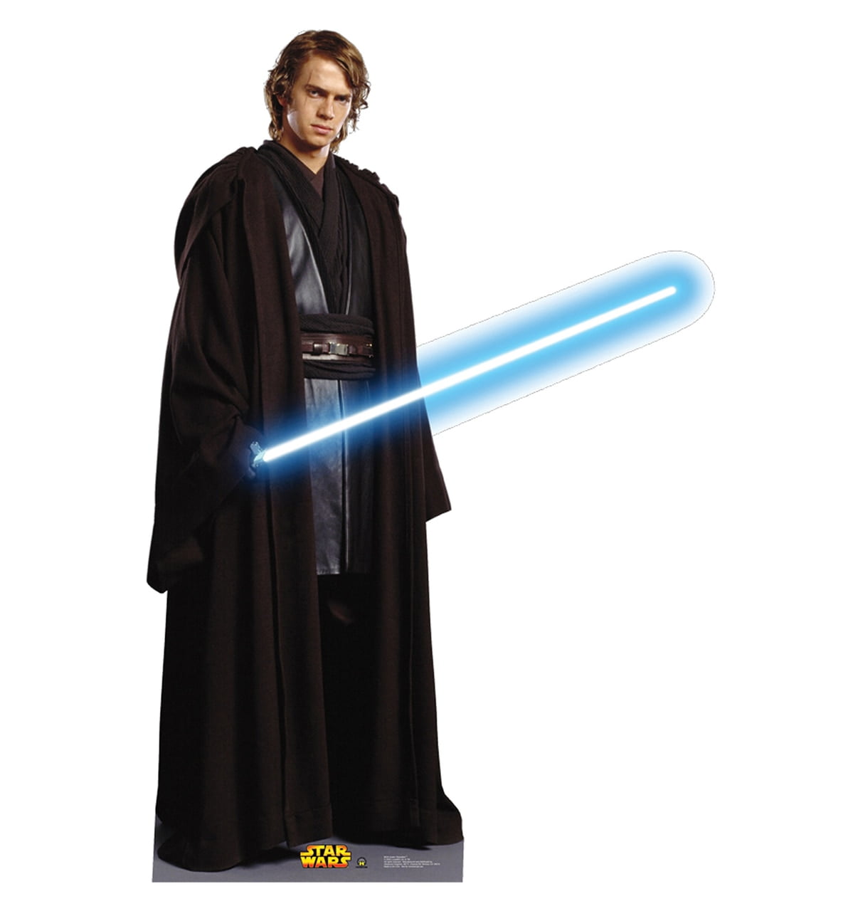 Anakin Skywalker Lifesize Cardboard Standup with Lightsaber