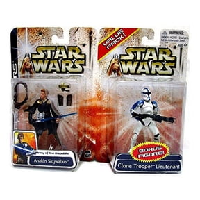 Anakin Skywalker and Clone Trooper Lieutenant (blue)