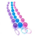 thumbnail image 1 of Anal Beads Long Hard Silicone Butt Adult Toy Flexible Increasing Size 3-Colors, 1 of 5