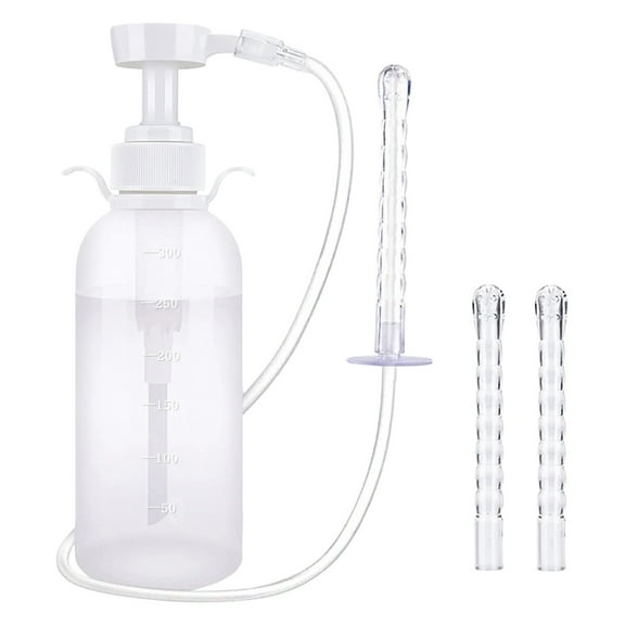 Anal Douche Kit For Women Comfortable And Cleansing With Pressure Bottle Adult Pleasure Accessory Bathroom Shelves over The Door Towel Rack Small Bathroom Storage Cabinet Heated Towel Rack Slim