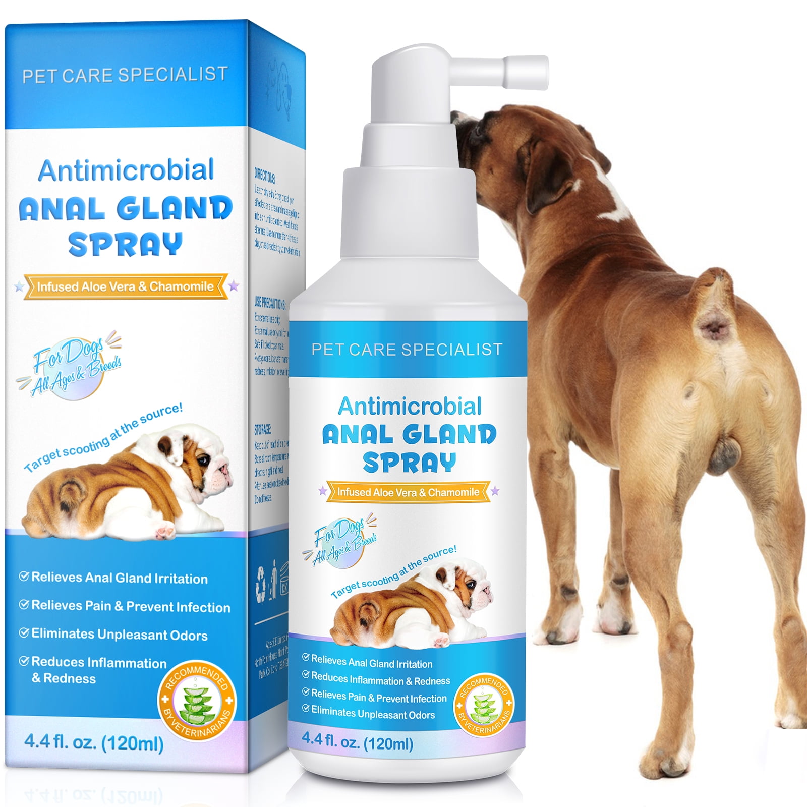 Anal Gland Spray for Dogs, Dog Anal Gland Spray Relieving & AntiItch