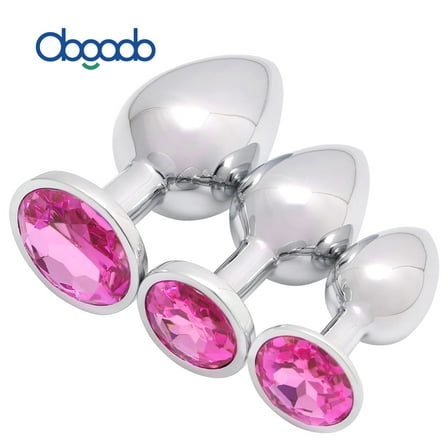 Anal Plug Set Adult Sex Toy Anal Toys Adult Sex Toy Butt Plug Anal Sex Toys for Male Female-3PCS