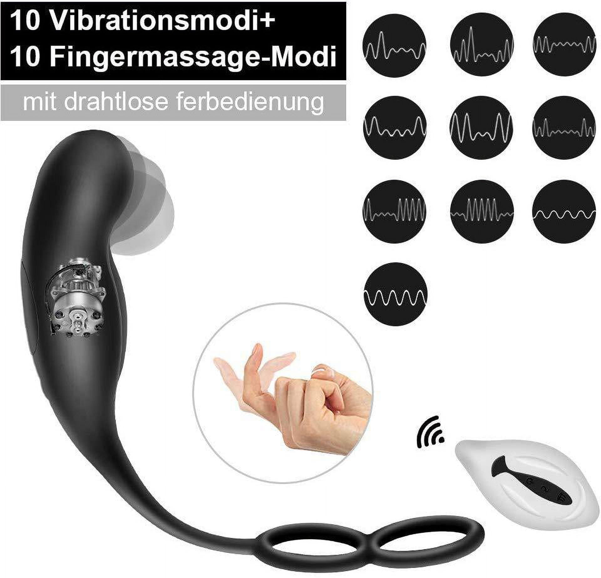 Anal Sex Toy Prostate Massager-Adult Sex Toys Butt Plug Vibrator for Men  with Dual Vibrating Cock Penis Ring,Male Butt Plug Dildo Vibrators with 10  Vibration Mode,Man Massagers for Mens Intimate - Walmart.com