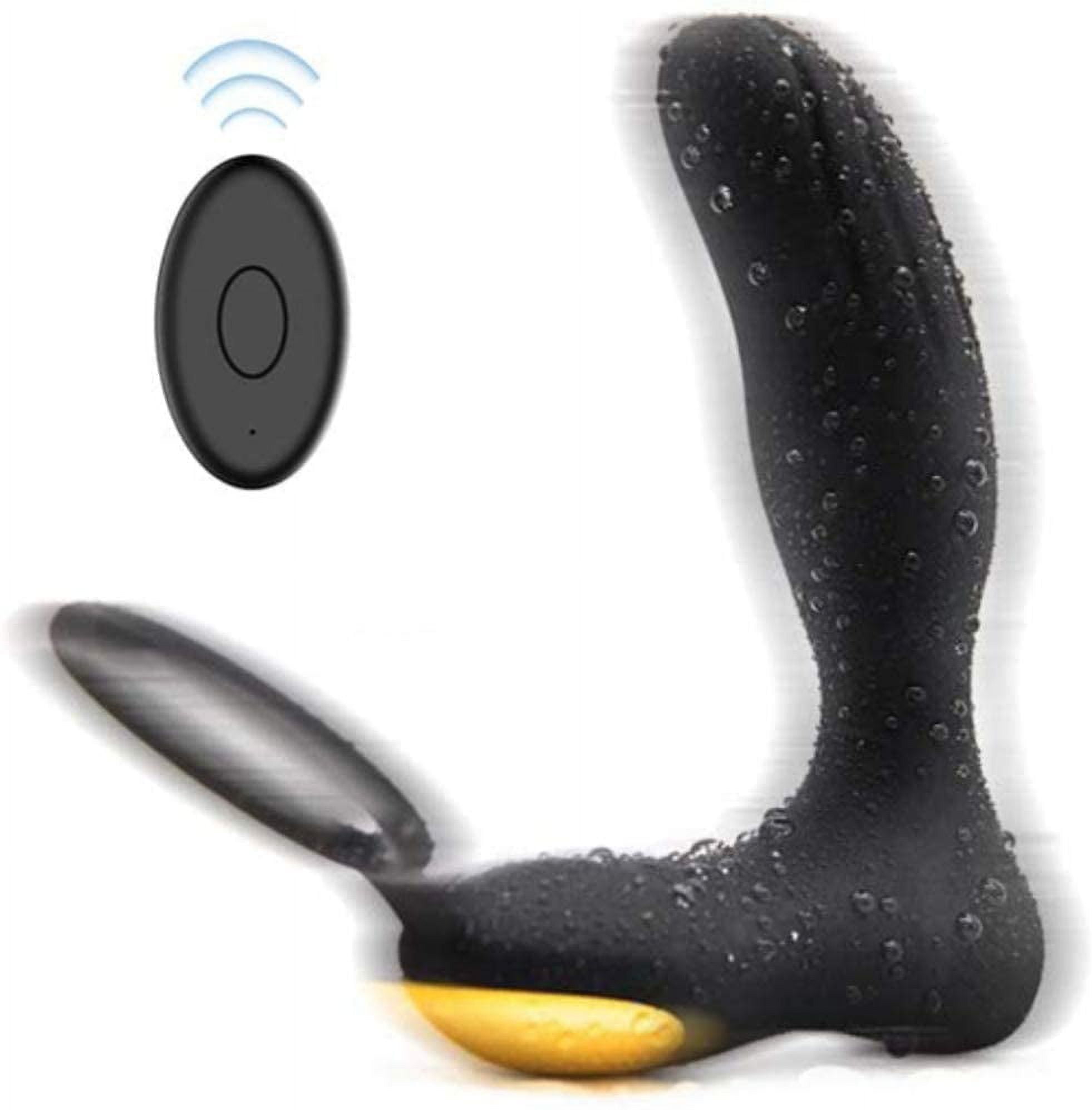 Anal Vibrator with Thick Penis Ring, 10 Vibrating Prostate Massager Dildo  Shaped Anal Plug, Silicone Male Sex Toys Gay Toy for Men Women Masturbation  and Foreplay - Walmart.com