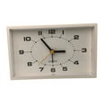 Analog Alarm Clock Silent Non Ticking Small Clock Home Decor for