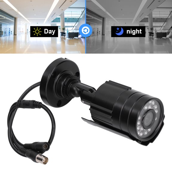 Analog CCTV Camera With Infrared LEDs, 1080P Resolution, IP66 Waterproof, Indoor Outdoor Monitoring