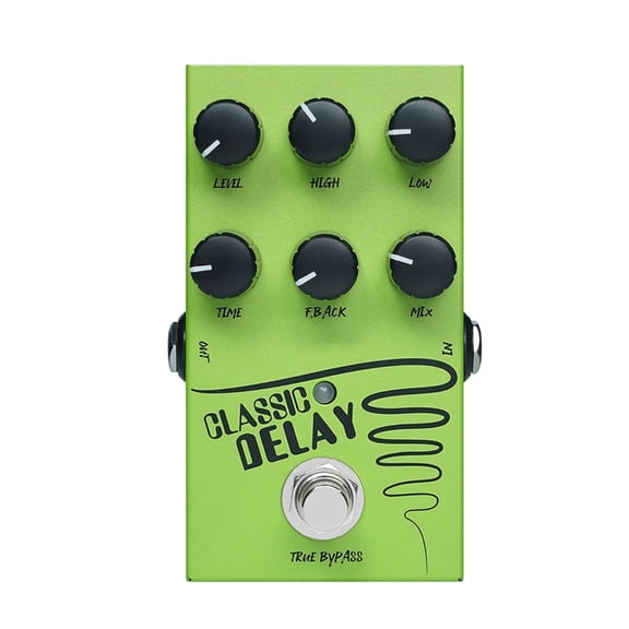 Analog Circuit Delay Pedal Magnetic Delay Pedal User Friendly Delay Pedal for Convenient Usage