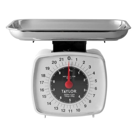 Analog Kitchen Scale Mechanical Food Scale, 22 lb Capacity, Multicolor