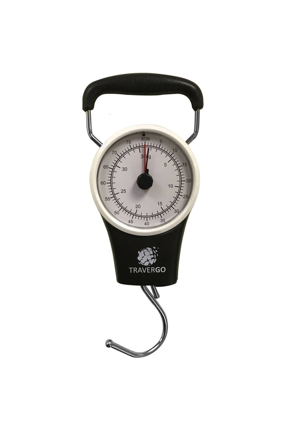 Analog Luggage Scale, Black TR1300BK