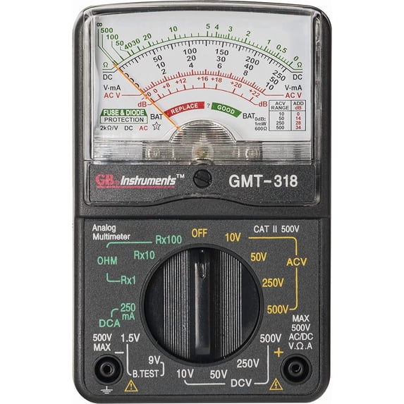 Analog Multimeter, Function, Range