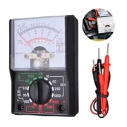 Analog Multimeter, Pointer Voltage Tester Meter for Electrical Testing, Portable Measurement Tool for Home School Lab Use