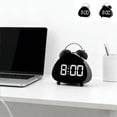 Analog SmallClock BedroomClock, Non Ticking Desk Clock, Gentle Wake-Up ...