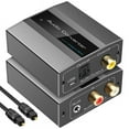 Analog To Digital Audio Converter RCA To Optical With Optical Cable Audio Digital Toslink And