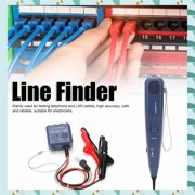 Analog Tone Generator And Probe Kit, Telephone Line Wire Tracer & Cable Toner Tracker Tool With RJ11 Port And Bed-of-Nails Clips, Requires 9V Batteries Not Included