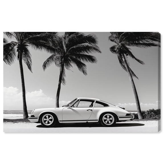 Analog Vintage Car Canvas Elegant Photography by Art Remedy, Gallery Wrapped, 15 x 10