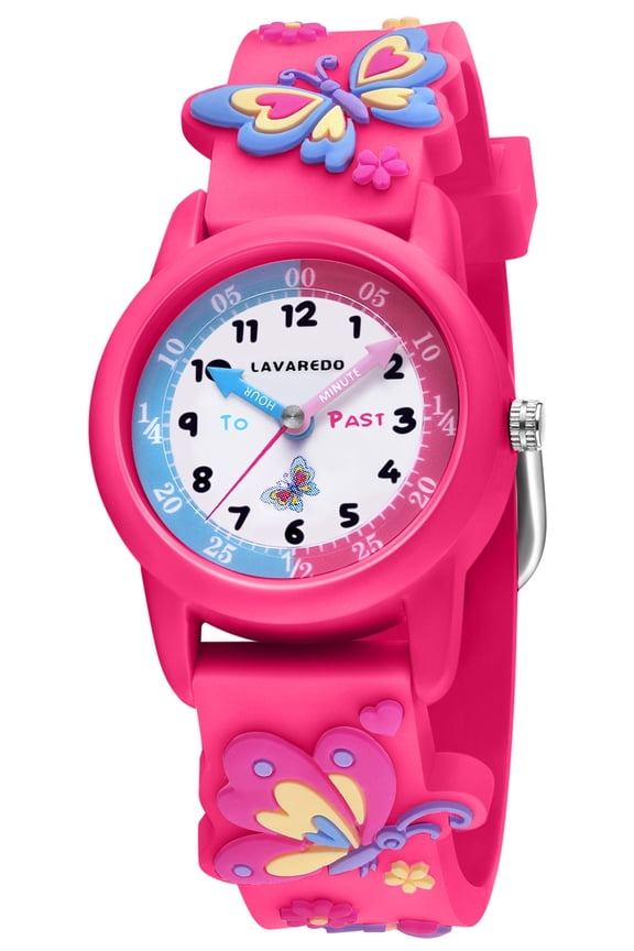 Analog Watch 3D Cartoon Watch for Age 4-12 Waterproof Watch with Silicone Band Gift for Age 4-12