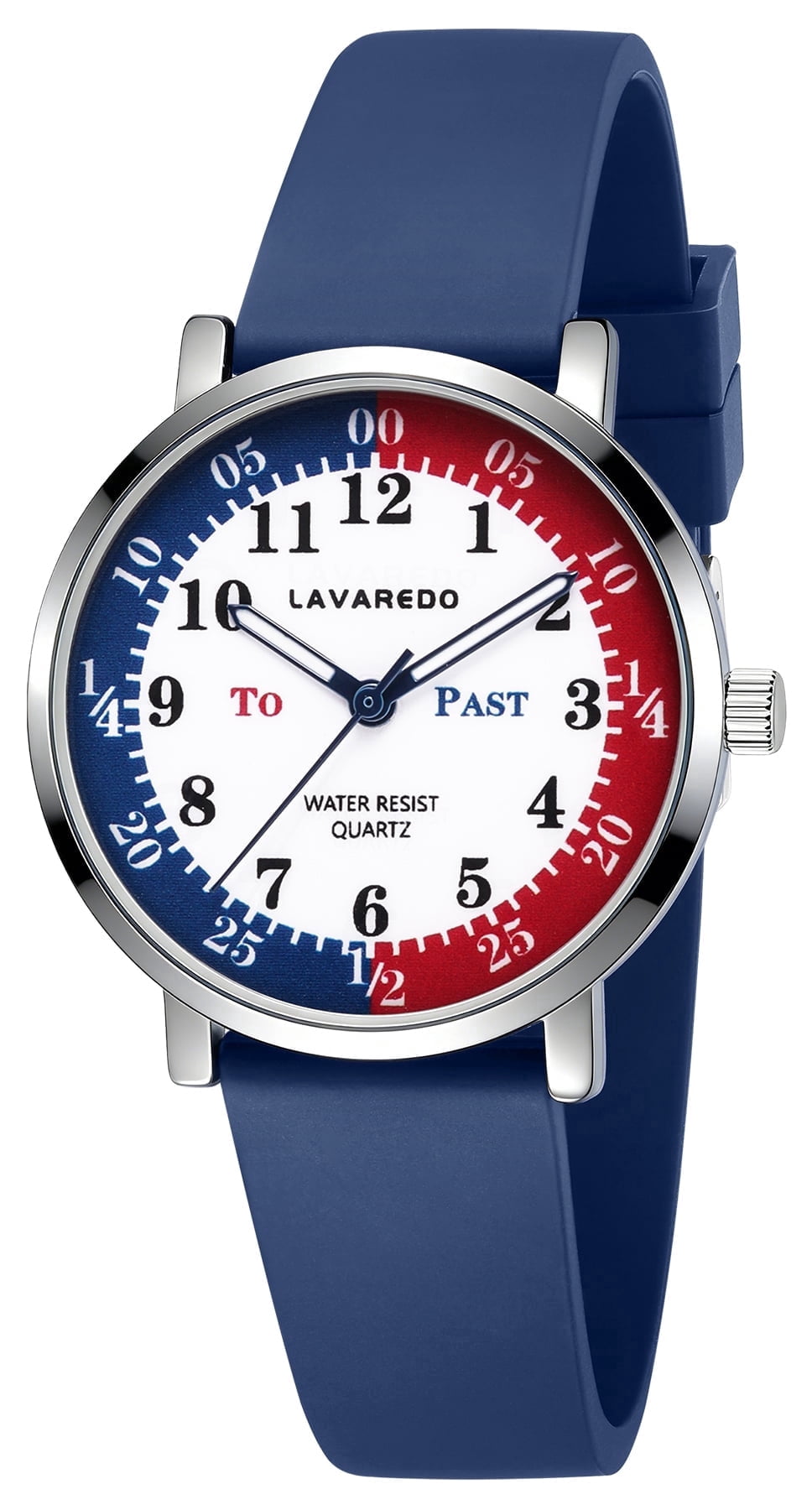 Kids Analog Watch Boys Girls Learning Time Watches with Silicone Band ...