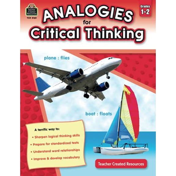 Pre-Owned Analogies for Critical Thinking Grade 1-2 (Paperback) by Ruth Foster