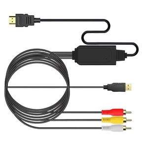 Analogs to Digital Adapters HdTV Converter with Music Video Syncing Supports 720P 1080P Output for PC Monitor