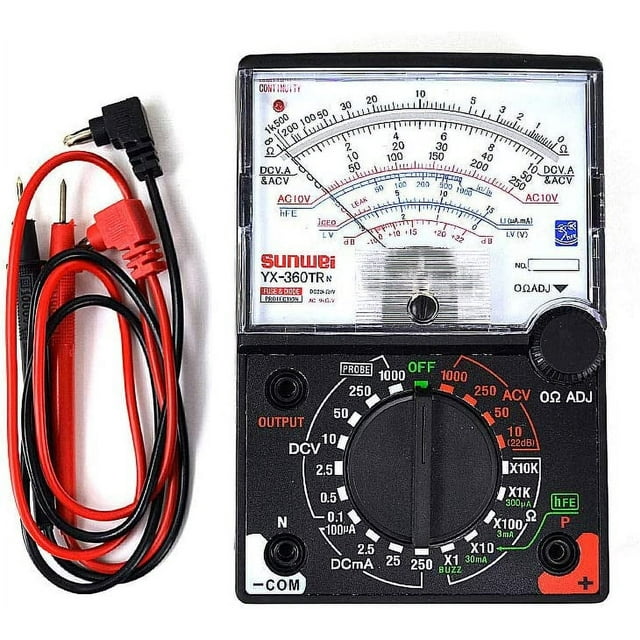 Analogue Meter Multimeter Multitester, Amp Volt Ohm Voltage Tester