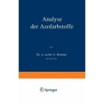 thumbnail image 1 of Analyse Der Azofarbstoffe, (Paperback), 1 of 1