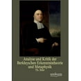 thumbnail image 1 of Analyse Und Kritik Der Berkleyschen Erkenntnistheorie Und Metaphysik (Paperback), 1 of 1