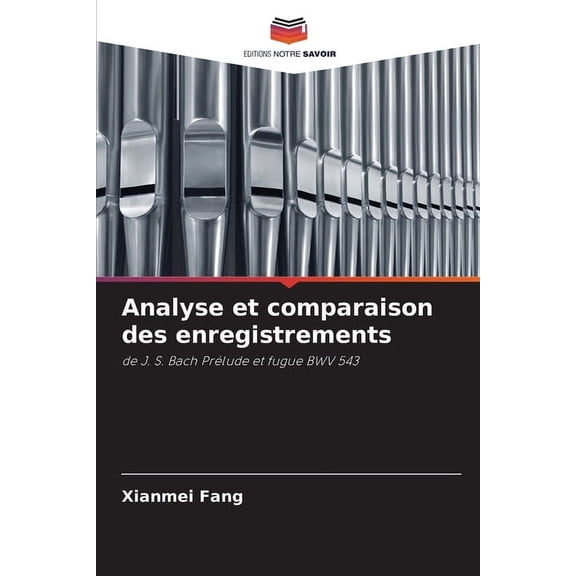 Analyse et comparaison des enregistrements, (Paperback)
