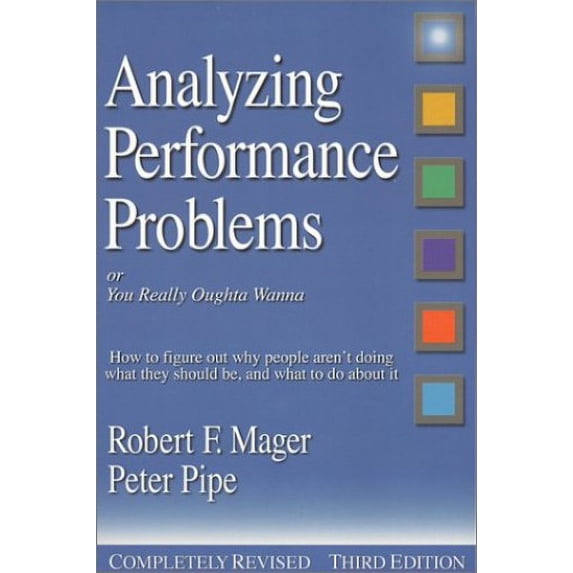 Pre-Owned Analyzing Performance Problems: Or, You Really Oughta Wanna--How to Figure out Why People Aren't Doing What They Should Be, and What to do About It (Paperback) 1879618176 9781879618176