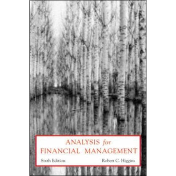 Pre-Owned Analysis for Financial Management (Paperback) 0072315318 9780072315318