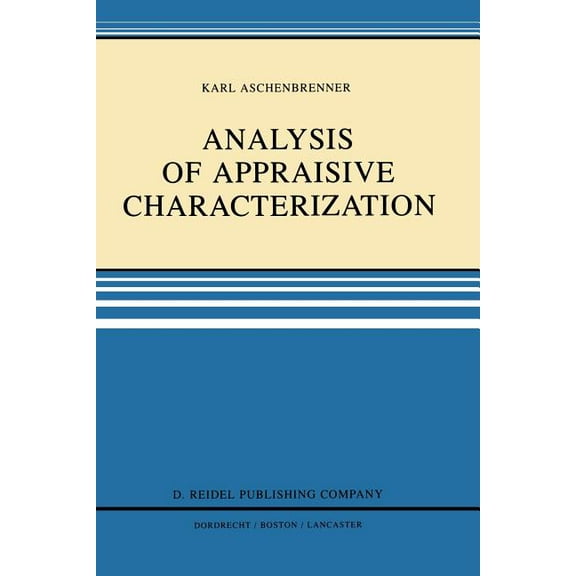Analysis of Appraisive Characterization, (Paperback)