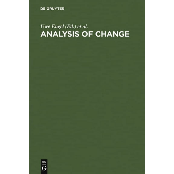 Analysis of Change, (Hardcover)