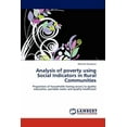 thumbnail image 1 of Analysis of poverty using Social Indicators in Rural Communities (Paperback), 1 of 1