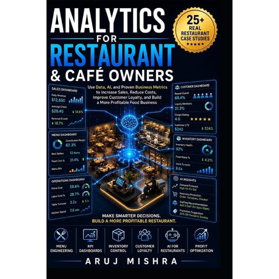 Analytics for Restaurant & Caf Owners: Use Data, AI, and Proven Business Metrics to Increase Sales, Reduce Costs, Impro, (Paperback)
