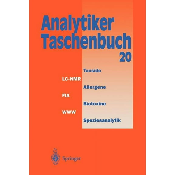 Analytiker-Taschenbuch Analytiker-Taschenbuch, Book 20, (Paperback)